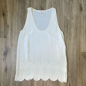 Joie - Off White Silk Top